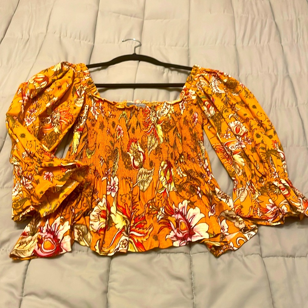 Anthropologie top (by Conditions Apply) peplum
